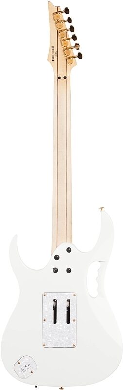 open zoom image for Ibanez JEM7VP Steve Vai Signature Electric Guitar (with Gig Bag), White, Full Straight Back