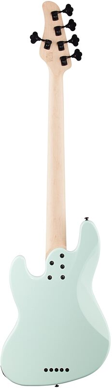 open zoom image for Schecter J5 Electric Bass, Seafoam Green, Full Straight Back