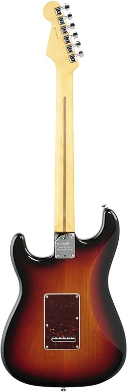 open zoom image for Fender American Pro II HSS Stratocaster Electric Guitar, Maple Fingerboard (with Case), 3-Color Sunburst, Full Straight Back