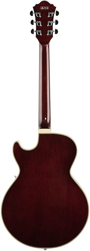 open zoom image for Ibanez GB10EM George Benson Electric Guitar, Antique Amber, Full Straight Back