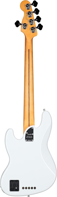 open zoom image for Fender American Ultra II Jazz V Electric Bass, 5-String, Maple Fingerboard (with Case), Avalanche, Full Straight Back