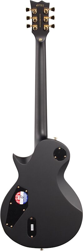 open zoom image for ESP LTD EC-1000 Deluxe Series Electric Guitar, Vintage Black, with EMG Pickups, Full Straight Back