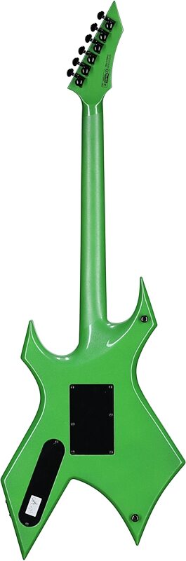 open zoom image for B.C. Rich Warlock Legacy Floyd Rose Electric Guitar, Green Pearl, Open Box (Good), Full Straight Back