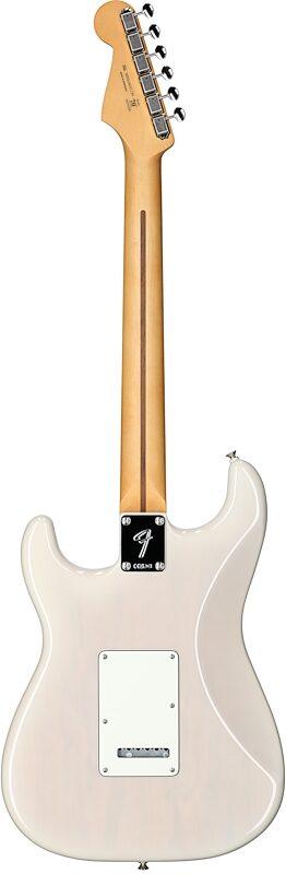 open zoom image for Fender Player II Stratocaster HSS Chambered Ash Electric Guitar, White Blonde, Full Straight Back