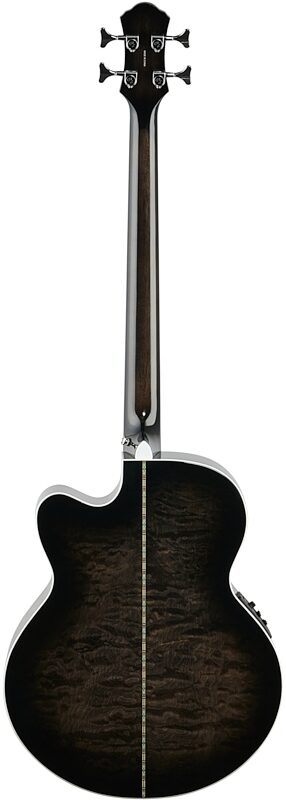 open zoom image for Michael Kelly Dragonfly 4 Acoustic-Electric Bass Guitar, Pau Ferro Fingerboard, Smoke Burst, Full Straight Back