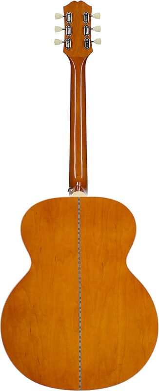 open zoom image for Epiphone J-200 Studio Jumbo Acoustic-Electric Guitar (with Gig Bag), Natural, Full Straight Back