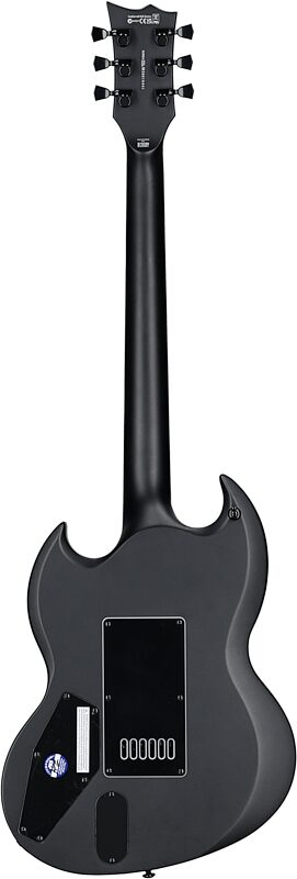 open zoom image for ESP LTD Viper-1001 EverTune Electric Guitar, Charcoal Metallic Satin, Full Straight Back