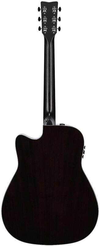 open zoom image for Yamaha TAG1 C Transacoustic Dreadnought Acoustic-Electric Guitar (with Gig Bag), Natural, Full Straight Back