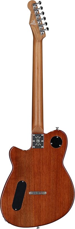 open zoom image for Reverend Charger Air HH Semi-Hollowbody Electric Guitar, High Tide Blue, Open Box (Very Good), Full Straight Back