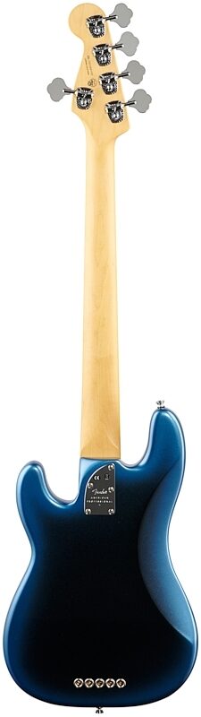 open zoom image for Fender American Pro II Precision Bass V Bass Guitar (with Case), Dark Night, Full Straight Back