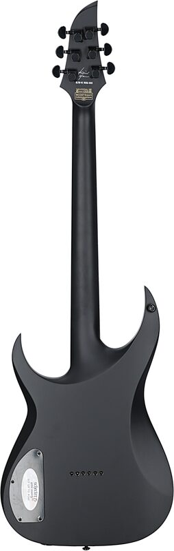 open zoom image for Schecter KM-6 MK-III Keith Merrow Legacy Electric Guitar, Tri-Black Burst, Full Straight Back