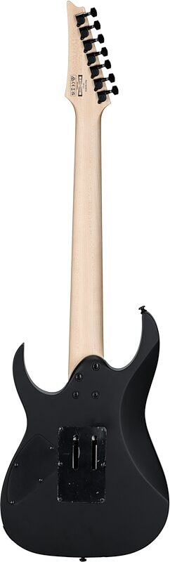 open zoom image for Ibanez RG7420EX Electric Guitar, Black Flat, Full Straight Back