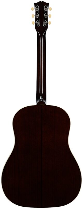 open zoom image for Epiphone Inspired by Gibson Custom 1942 Banner J-45 Acoustic-Electric Guitar, Left-Handed (with Case), Vintage Sunburst, Full Straight Back