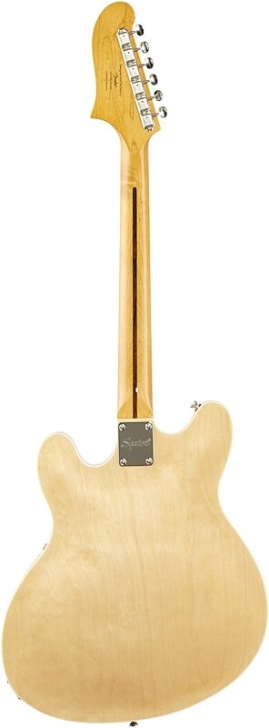 open zoom image for Squier Classic Vibe Starcaster Electric Guitar, with Maple Fingerboard, Natural, Full Straight Back