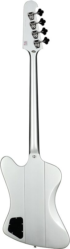 open zoom image for Epiphone Thunderbird '64 Electric Bass (with Gig Bag), Silver Mist, with Gig Bag, Full Straight Back