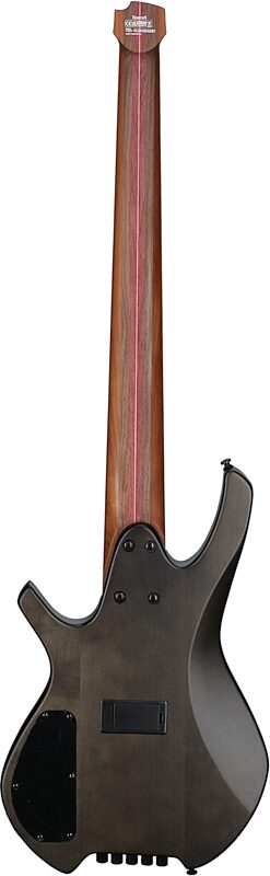 open zoom image for Cort Space 5 Headless Electric Bass, Stardust Black, Full Straight Back