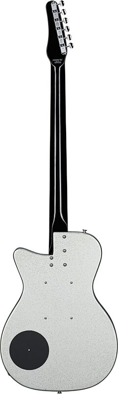 open zoom image for Danelectro '56 Baritone Electric Guitar, Silver Metalflake, Full Straight Back