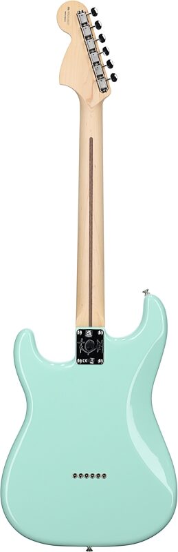 open zoom image for Fender Limited Edition Tom DeLonge Stratocaster (with Gig Bag), Surf Green, Full Straight Back