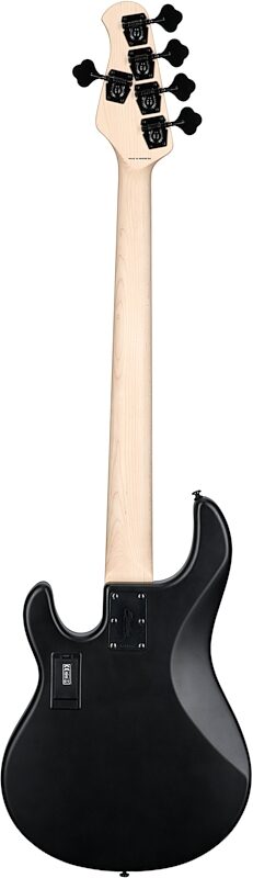 open zoom image for Sterling by Music Man Ray5HH Electric Bass, 5-String, Stealth Black, Jatoba Fretboard, Full Straight Back