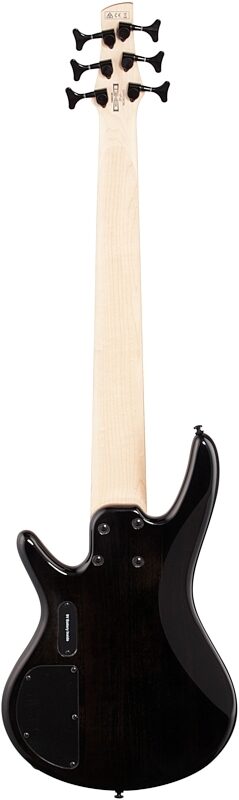 open zoom image for Ibanez GSR206SM Electric Bass, 6-String, Natural Gray Flat, Full Straight Back