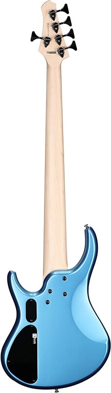 open zoom image for MTD Kingston Super 5 Bass Electric Bass, 5-String (with Maple Fingerboard), Super Blue, Full Straight Back
