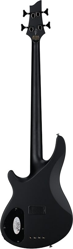 open zoom image for Schecter MVP C-4 Bass Guitar, Black Reign, Full Straight Back