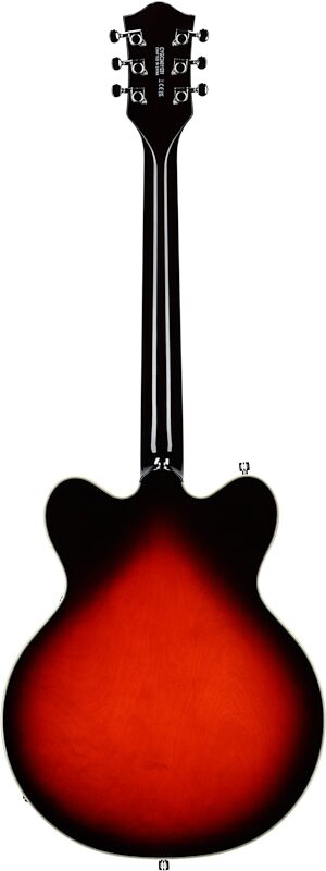 open zoom image for Gretsch G5622 Electromatic Center Block Double-Cut Electric Guitar, Claret Burst, Full Straight Back