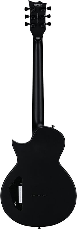 open zoom image for ESP LTD Deluxe EC-01FT Electric Guitar, Charcoal Burst Satin Teardrop, Full Straight Back