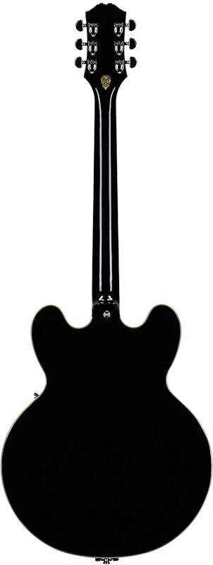 open zoom image for Epiphone Exclusive Shinichi Ubukata ES-355 Custom Electric Guitar (with Case), Ebony, Full Straight Back