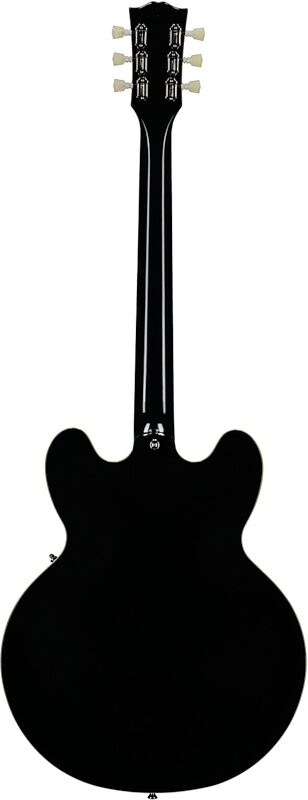 open zoom image for Epiphone Inspired by Gibson Custom 1962 ES-335 Reissue Electric Guitar (with Case), Aged Ebony, Full Straight Back