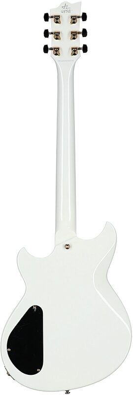 open zoom image for Reverend Kyle Shutt II Electric Guitar, Ice White, Full Straight Back
