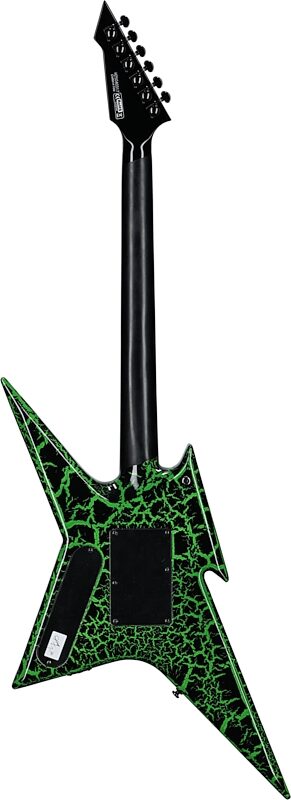 open zoom image for B.C. Rich Ironbird MK1 Legacy FR Electric Guitar, Green Crackle, Full Straight Back
