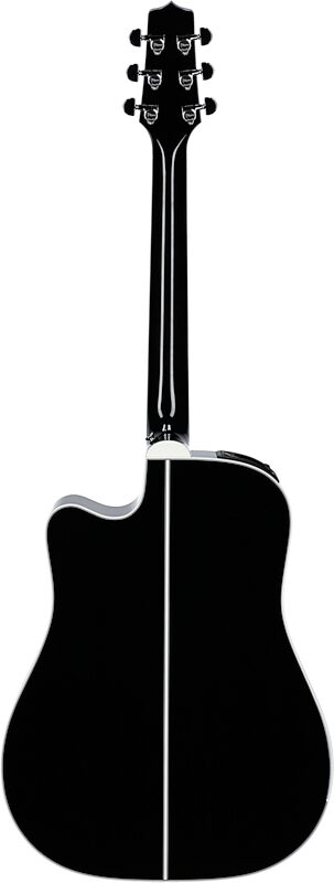 open zoom image for Takamine EF341SC Acoustic-Electric Guitar (with Case), Gloss Black, Full Straight Back