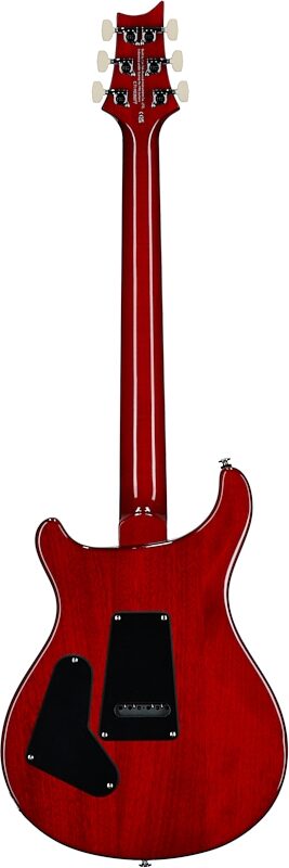 open zoom image for PRS Paul Reed Smith SE Custom 24-08 Quilt Electric Guitar, Charcoal Cherry Burst, Open Box (Very Good), Full Straight Back