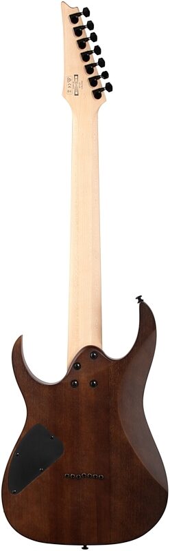 open zoom image for Ibanez RG7421 Electric Guitar, 7-String, Walnut Flat, Full Straight Back