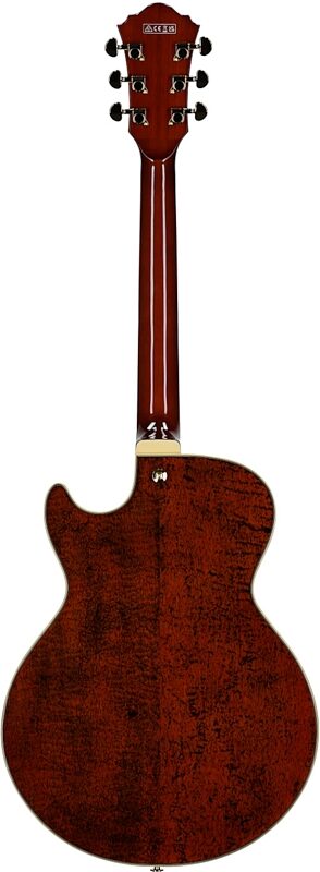 open zoom image for Ibanez AG95MG Artcore EXP Hollowbody Electric Guitar, Dark Amber, Full Straight Back