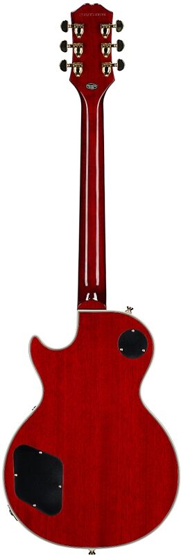 open zoom image for Epiphone Inspired by Gibson Les Paul Custom Electric Guitar, (with Gig Bag), Heritage Cherry Sunburst, Full Straight Back