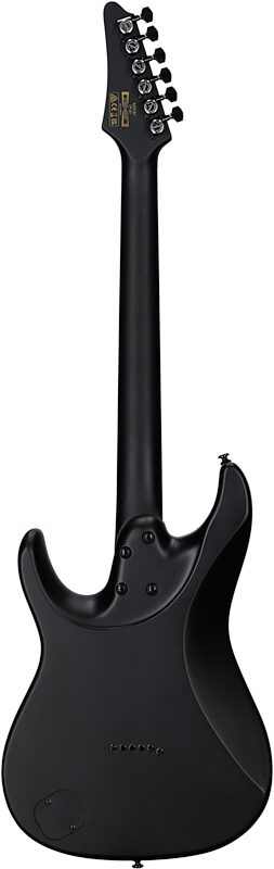 open zoom image for Ibanez AZ41B1 Iron Label Electric Guitar (with Gig Bag), Black Flat, Full Straight Back