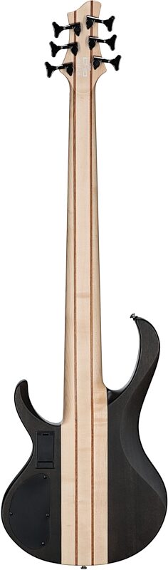 open zoom image for Ibanez BTB606 Electric Bass, 6-String, Trans Gray Flat, Full Straight Back