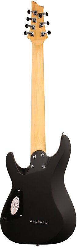 open zoom image for Schecter C-7 Deluxe Electric Guitar, Satin Black, Full Straight Back