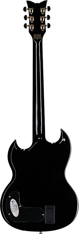 open zoom image for Schecter ZV-H6LLYW66D-S Zacky Vengeance Electric Guitar, Gloss Black, Full Straight Back