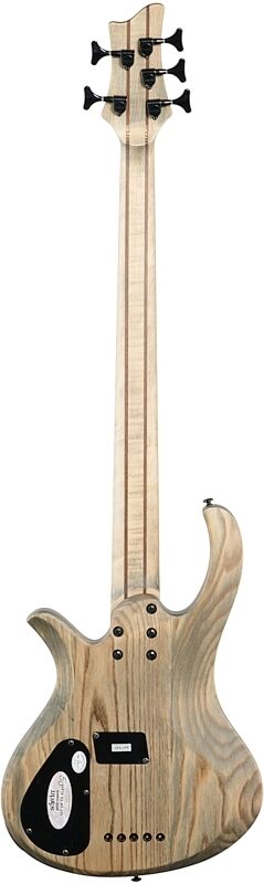 open zoom image for Schecter Riot-5 5-String Electric Bass, Satin Aurora Burst, Full Straight Back
