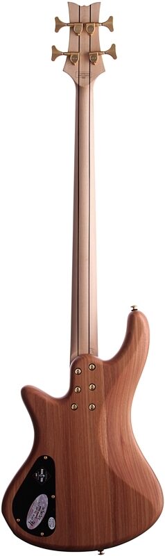 open zoom image for Schecter Stiletto Custom Electric Bass, Natural, Full Straight Back