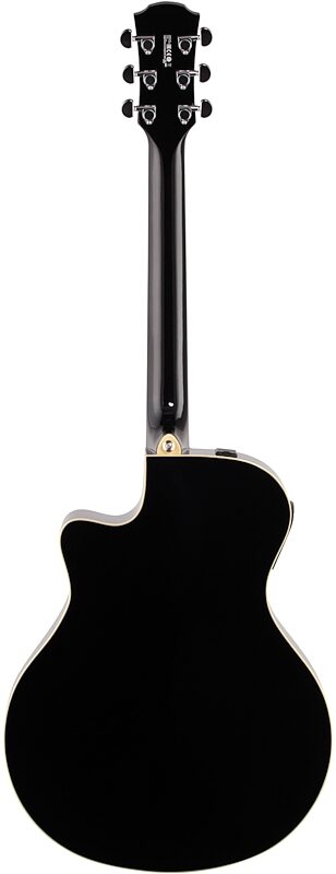 open zoom image for Yamaha APX-600 Acoustic-Electric Guitar, Black, Full Straight Back