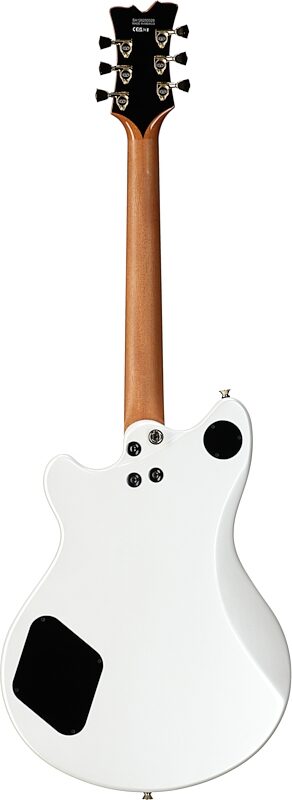 open zoom image for EVH Eddie Van Halen SA-126 Special Electric Guitar (with Case), Platinum Pearl Metallic, Full Straight Back