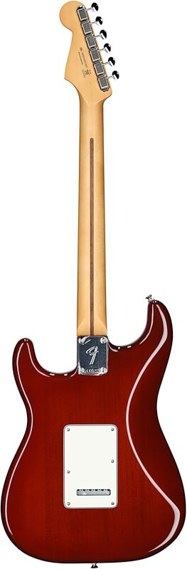 open zoom image for Fender Player II Stratocaster Chambered Mahogany Electric Guitar, Mocha Burst, Full Straight Back