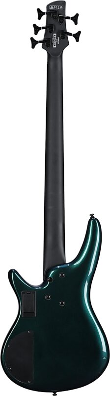 open zoom image for Ibanez Bass Workshop SRMS725 Multi Scale Bass Guitar, Blue Chameleon, Full Straight Back