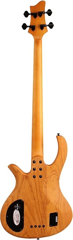 open zoom image for Schecter Session Riot 4 Electric Bass, Aged Natural Satin, Full Straight Back