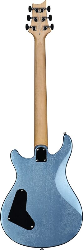 open zoom image for PRS Paul Reed Smith SE CE24 Standard Stoptail Electric Guitar (with Gig Bag), Satin Ice Blue Metallic, Full Straight Back
