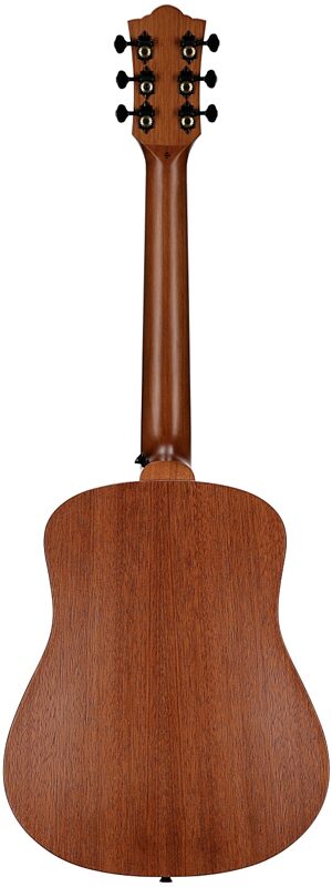 open zoom image for Guild Traveler Mini Dreadnought Mahogany Acoustic Guitar (with Gig Bag), New, Full Straight Back